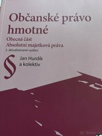 Učebnice Občanské právo hmotné Obecná část Absolutní majetko