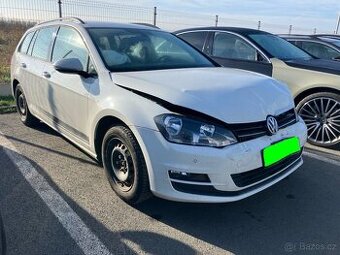 Havarovaný vw golf 7