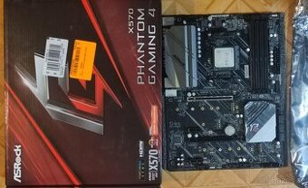 nepoužitá ASRock X570 AM4 až DDR4-6000 PCIE 4.0 M.2 NVMEx4