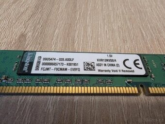 DIMM RAM 4 GB DDR3 - Kingston.