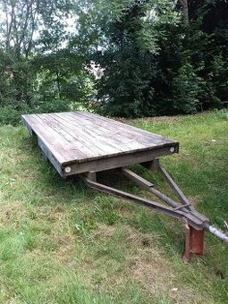 kára za traktor, platoňák, přívěs