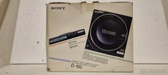SONY DISCMAN D-100 + BATTERY PACK BP+100 TOP STAV