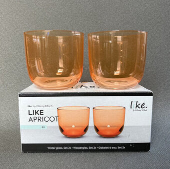 Villeroy&Boch Like 2x oranžová sklenice na vodu