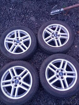 ZADÁNO  kola 5x108 vč. zim. pneu 205/55 R 16 - 1