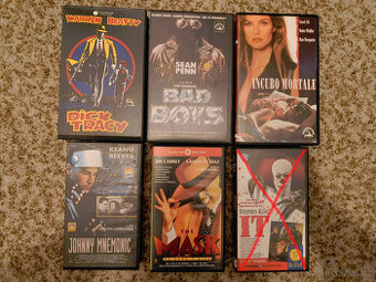 Italský dabing - VHS videokazety originálne