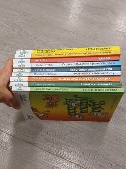 Dětské knihy Albert, vhodné jako první čtení 9 ks