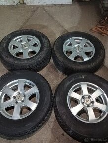 Prodám sadu 5x108 R16 pneu 235/70-16