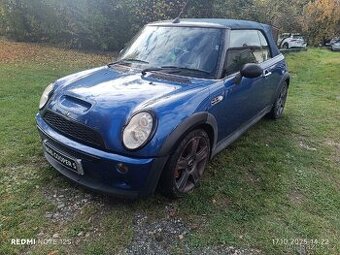 Veškeré díly Mini Cooper S R52 cabrio 125kw  r.v. 2006