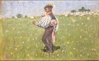 Joža Úprka (1861 – 1940) Mládenec na louce - 1