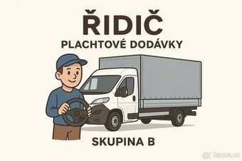 Hledáme řidiče sk. B na plachtovou dodávku do 3,5 t