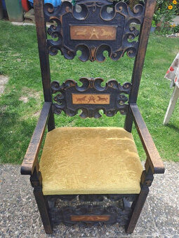 Královské masivní křeslo - 1