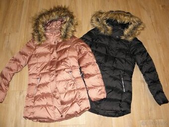 2x nová zimní delší dívčí bunda zn. H&M vel.152
