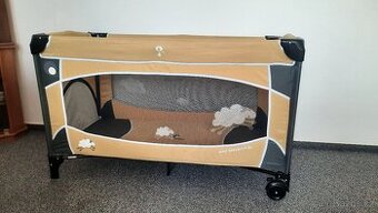 Cestovní postýlka +patro, pult a síť