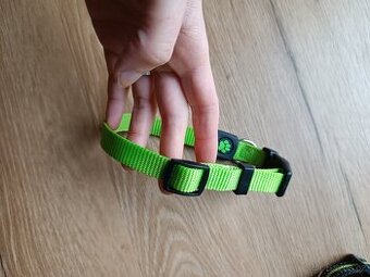 Obojek velikost S zelený