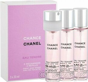 Chanel Chance Eau Tendre toaletní voda dámská 3x 20 ml 60 ml