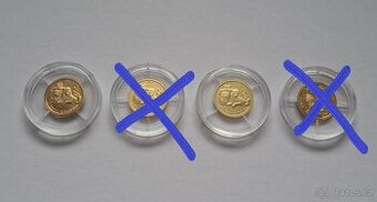 REZERVACE 2017,Český lev 1/25 oz, mince 2017 + 2019