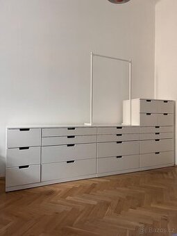 Ikea Nordli 3 komody - možno prodat i samostatně