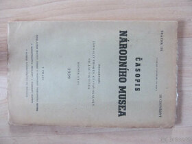 Časopis národního musea 1939 - 1