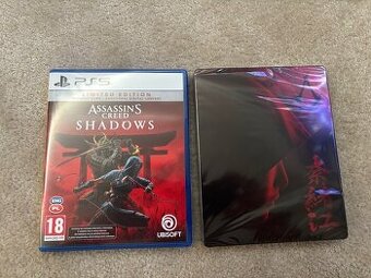 Assassins Creed Shadow PS5, steel book +300Kc