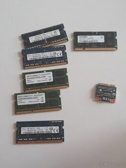 ×DDR3 gb4 1×ddr2 gb2 jedna wifi do notebooku