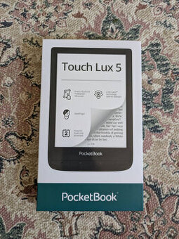 E-book čtečka PocketBook 628 Touch Lux 5 Ink Black + POUZDRO - 1