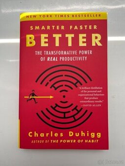 Kniha Smarter Faster Better (Charles Duhigg), anglicky, nová