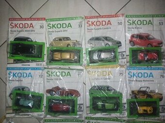 Kaleidoskop vozů Škoda - čísla 30,33 až po 102