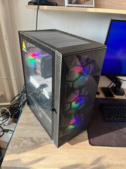 Herní PC, RTX 3070, R5, 32GB RAM, 500 SSD, 1000 HDD