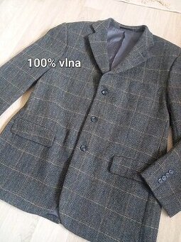 Pánské vlněné sako vel. XL (56/58)