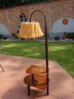 THONET Stojací lampa dřevěná