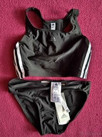 Nové dvojdílné dívčí plavky Adidas, vel. 164