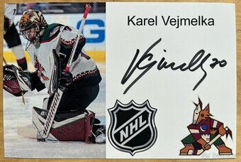 Autogram Karla Vejmelky