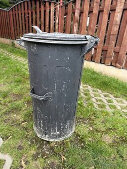 Plechová popelnice 120l