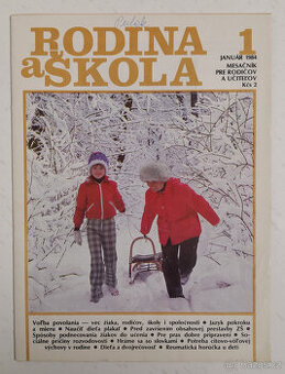 Retro časopisy Rodina a škola