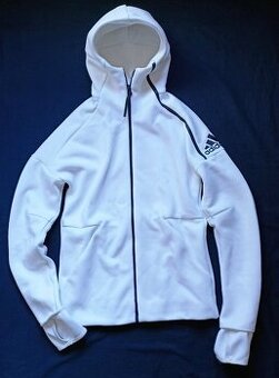 KVALITNÍ BÍLÁ MIKINA-ADIDAS, CLIMA LITE - vel. S/36 .