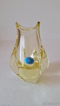 STARÁ VÁZA HUTNÍ SKLO. TOP STAV.