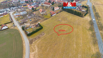 Prodej pozemku k bydlení, 1058 m², Rabí