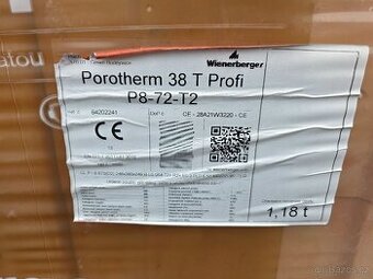 Cihly Porotherm 38T profi broušené