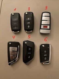 Obal kliče Kliče Škoda / VW / Seat