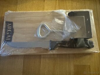 Nůž a prkénko na krájení šunky - nové