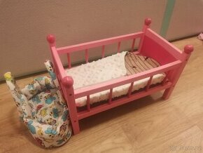 Postýlka na mimi, hračka 50x29x28