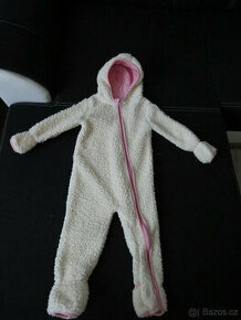 Zateplený overal s beránkem