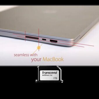 Transcend JetDrive 128 GB – rozšiřující karta pro MacBoook