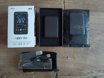 Nový MP3 přehrávač HIBY R1 s příslušenstvím