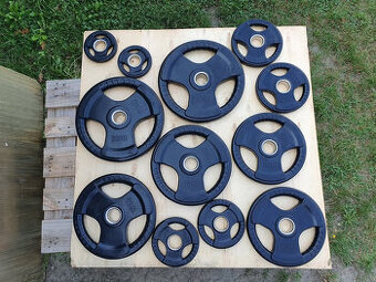 pogumovaná závaží olympijské 50mm