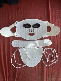 silikonová LED maska na obličej a krk