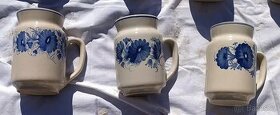 Hrdějovická keramika - MODRÉ KVĚTY S TULIPÁNY REZERVACE