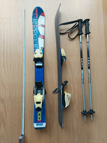Dětské lyže Salomon Crossmax 90cm včetně hulky