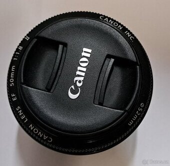 Nabízím objektiv CANON Lens EF 50mm 1.18 II TOPSTAV