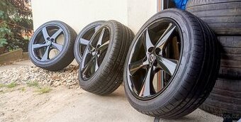 Originál disky Mazda 6 GG, 5x114,3 R17 + pěkné pneu tomket